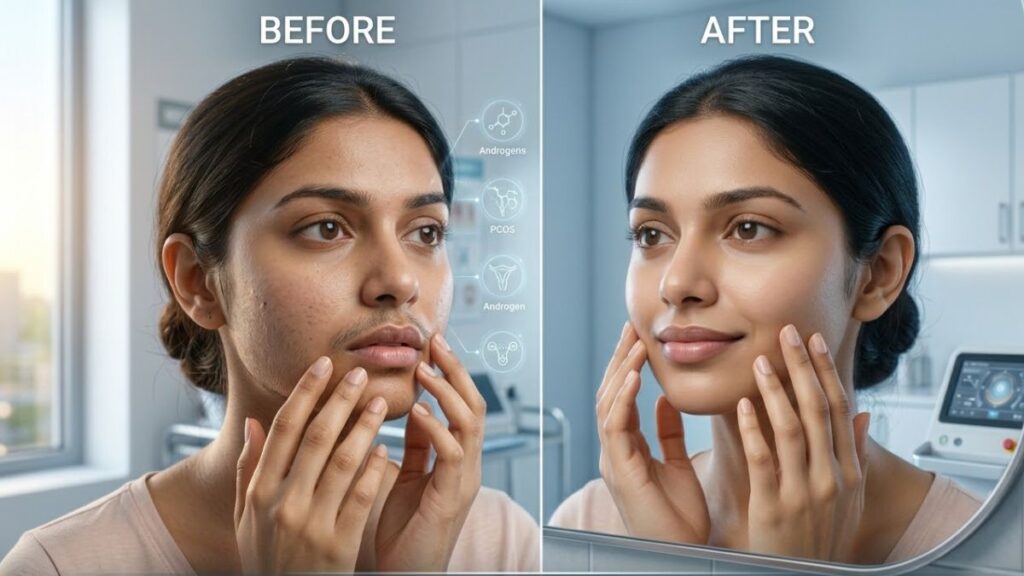 क्या genetics से भी चेहरे पर बाल आते हैं - चेहरे पर अनचाहे बाल