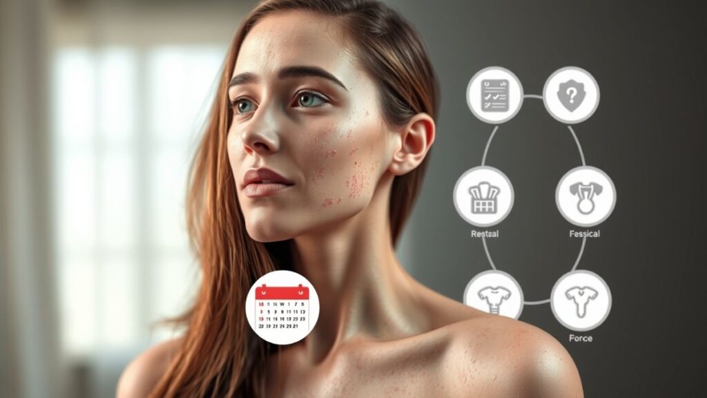 hormonal changes - hives on the skin