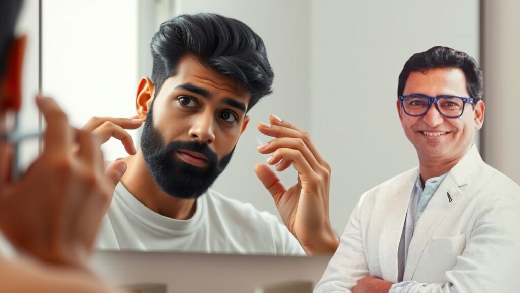 30 की उम्र में दाढ़ी सफेद
