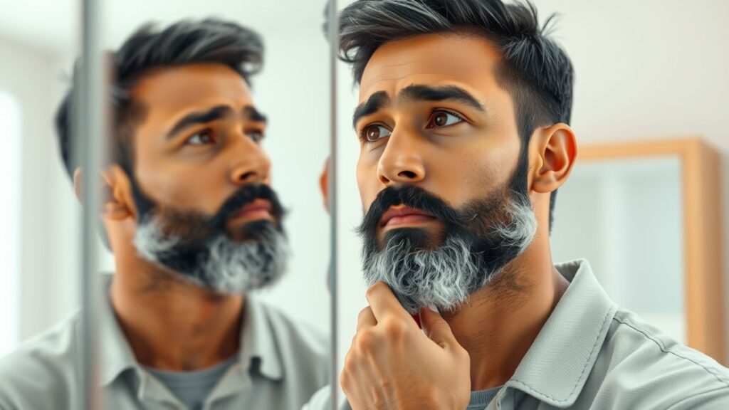 30 की उम्र में दाढ़ी सफेद क्यों हो रही है